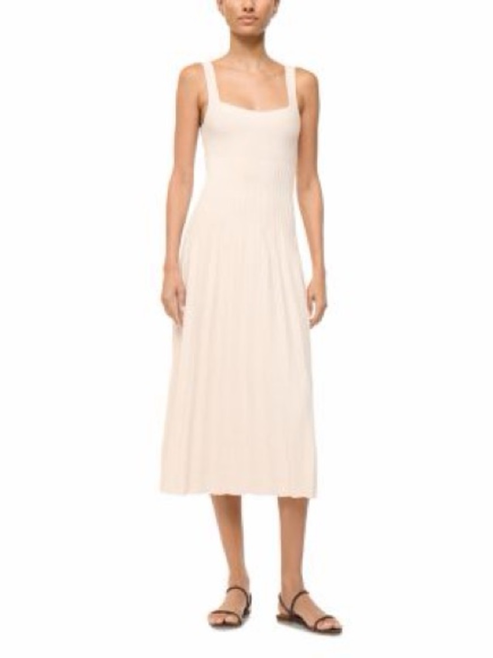STAUD Cream Ellison Dress XS